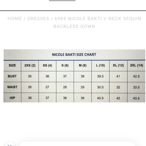 Nicole Bakti New Women's Gown - Picture 11 of 11